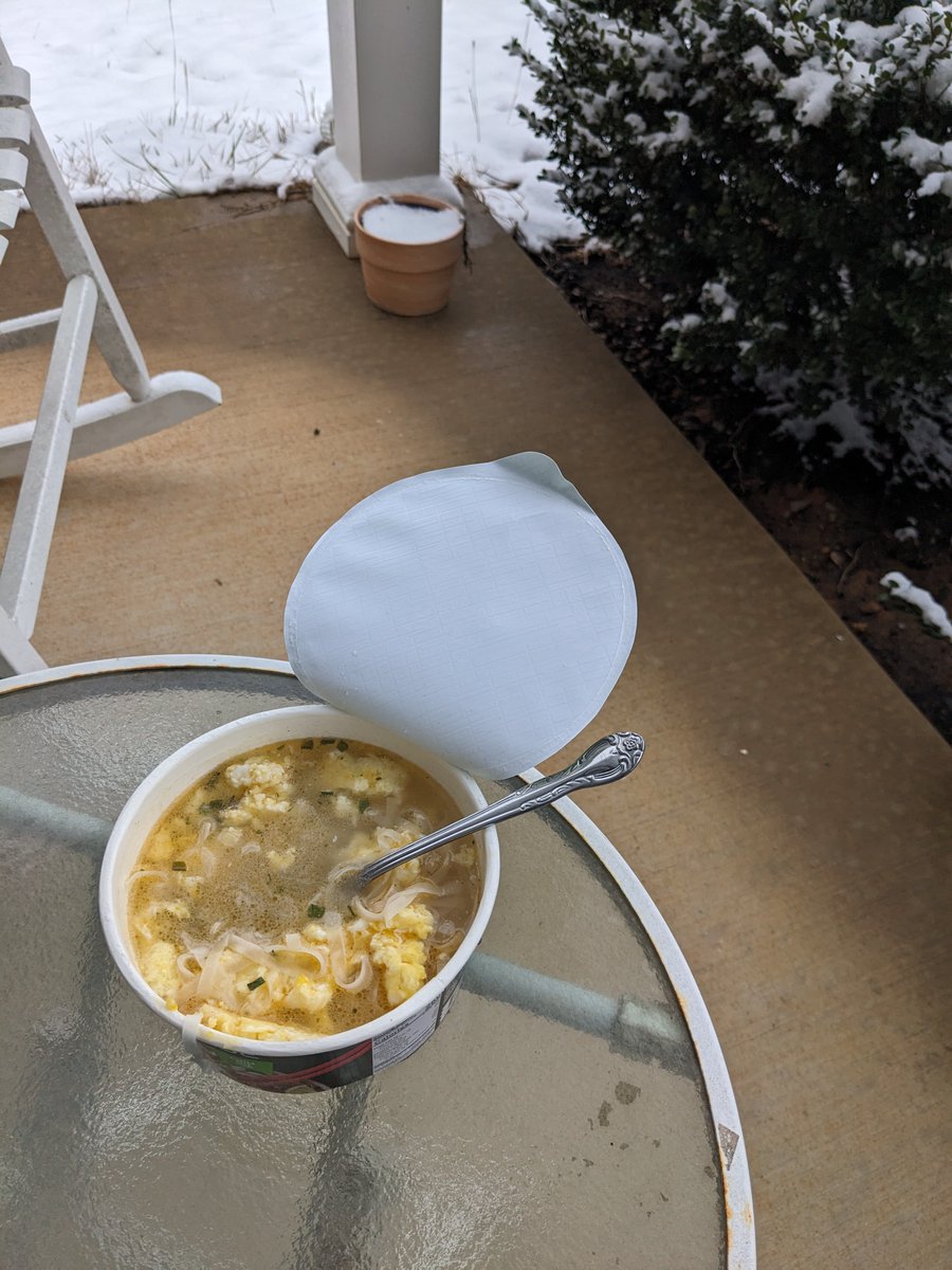 cljwebdev's tweet image. My Costco Phở is great, unfortunately, it stinks up the house, so I eat it outside.