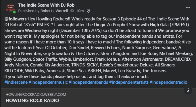 Howling Rock Radio tweet media