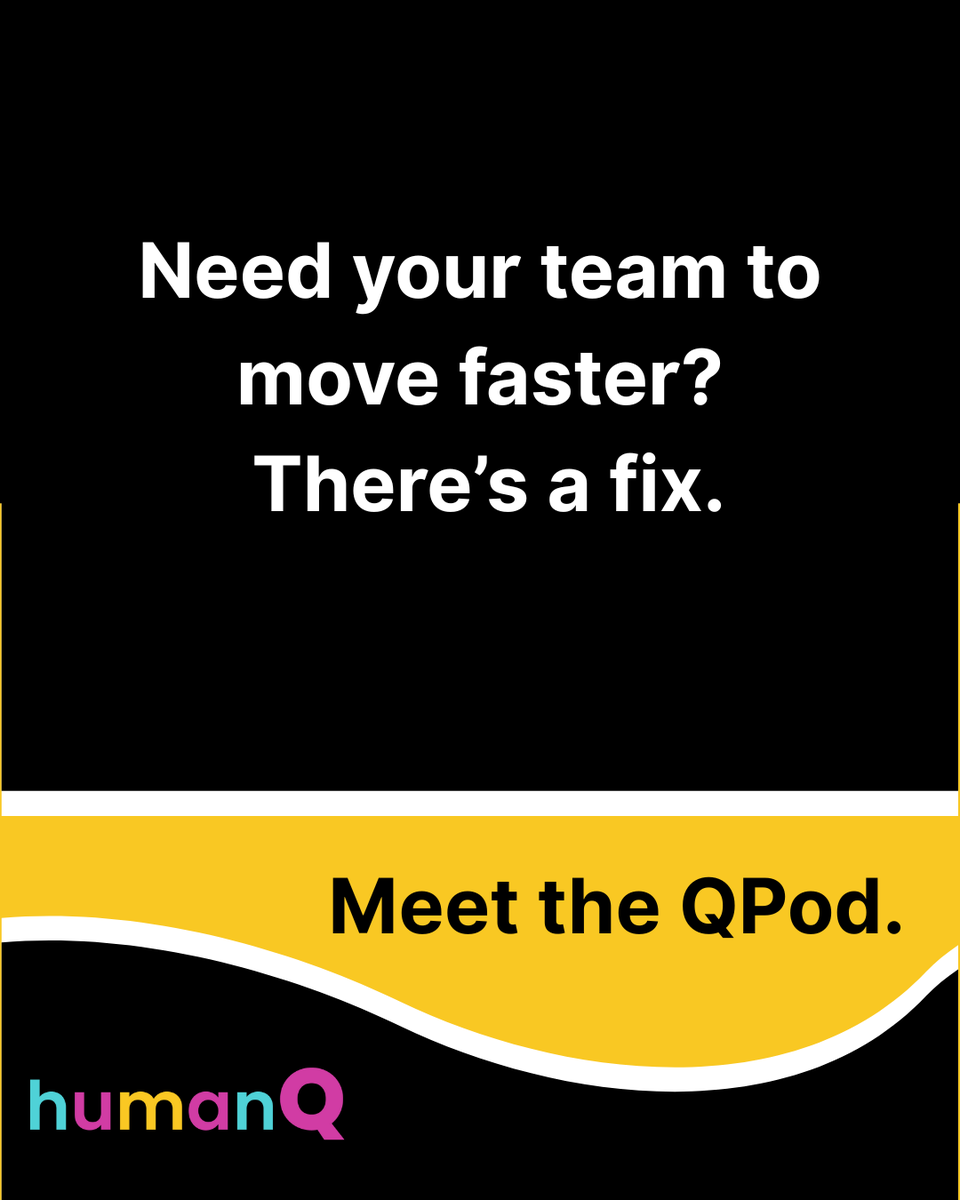 gethumanq's tweet photo. When teams get stuck, speed dies. QPods get you unstuck in 60 minutes.
Let’s go! 🚀

#QPods #TeamActivation #HumanQ #AI4HumansbyHumans #AIAdoption #MomentumMatters #FutureOfWork #Innovation https://t.co/ooSOlkUktD
