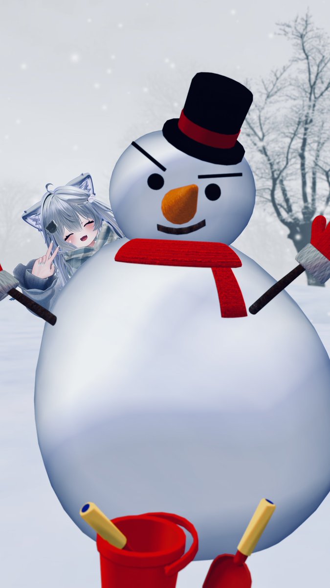 おはやう〜 12月10日、水曜日ですよ〜 ゆきだるま！！！