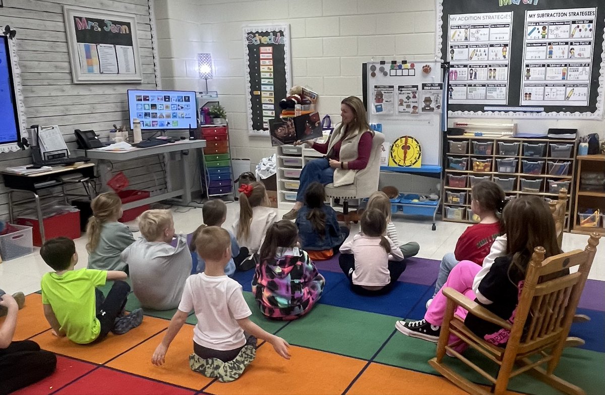Reading time with first graders was a huge win! 📚 Novel Effect made engagement off the charts—they absolutely begged for more stories!  We had fun reading Pig the Elf and Snowman in Winter. <a href="/KEDCGrants/">KEDC Grants</a> <a href="/passport2lead/">Passports2Learning</a>