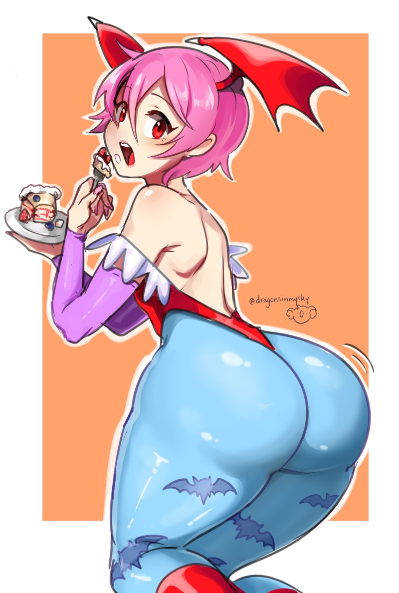 dragonsinmysky's tweet image. lilith eating cake while im on a calorie deficit 🥴