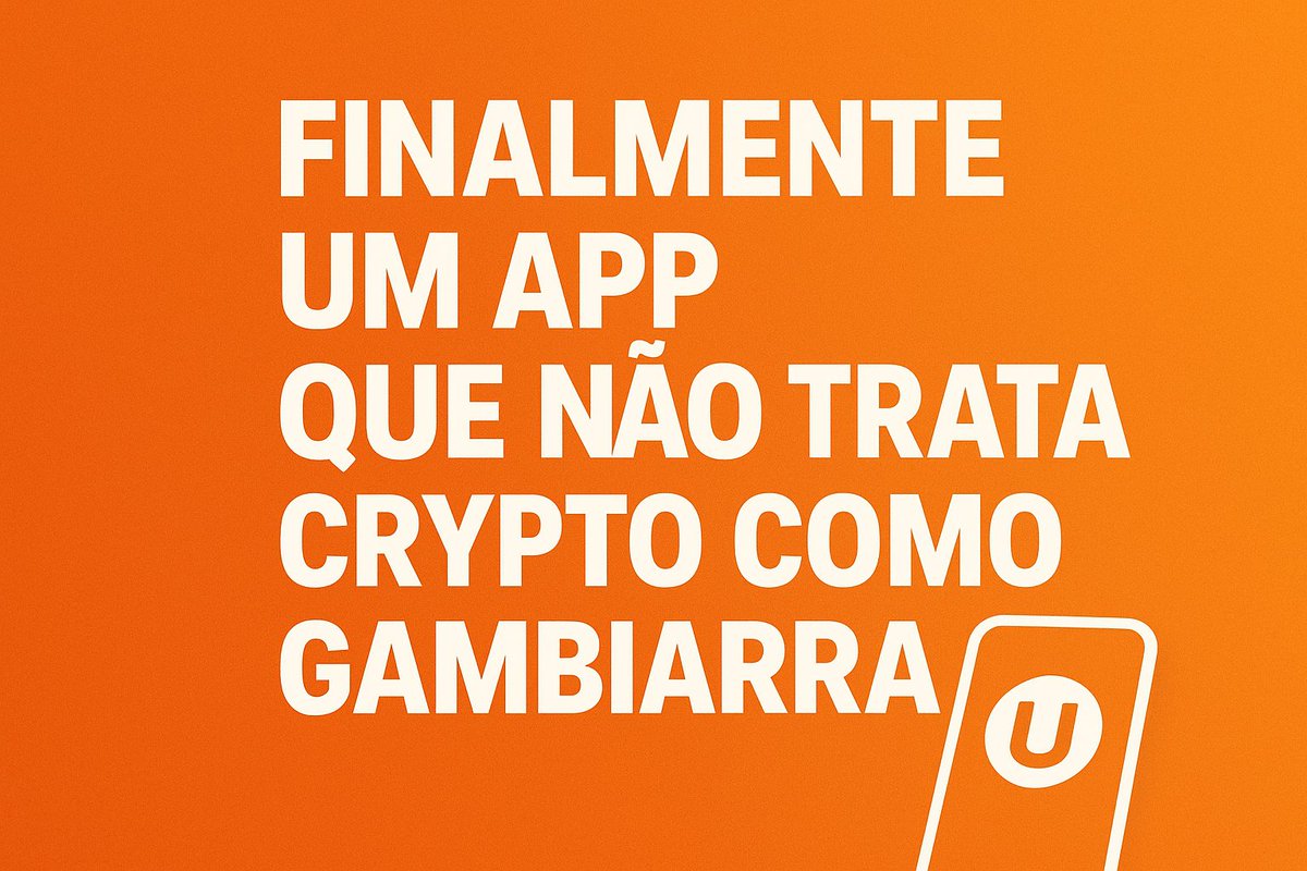 viadaodebelford's tweet image. RAPAZIADINHA DA SACANAGEM FINALMENTE ACHEI O APP QUE FINALMENTE JUNTA FIAT E CRYPTO DO JEITO CERTO e eu PRECISAVA falar disso!
Eu sempre reclamei que nenhum app de crypto conseguia ser realmente completo. Um app tinha carteira, o outro tinha cartão, outro fazia off-ramp, outro…