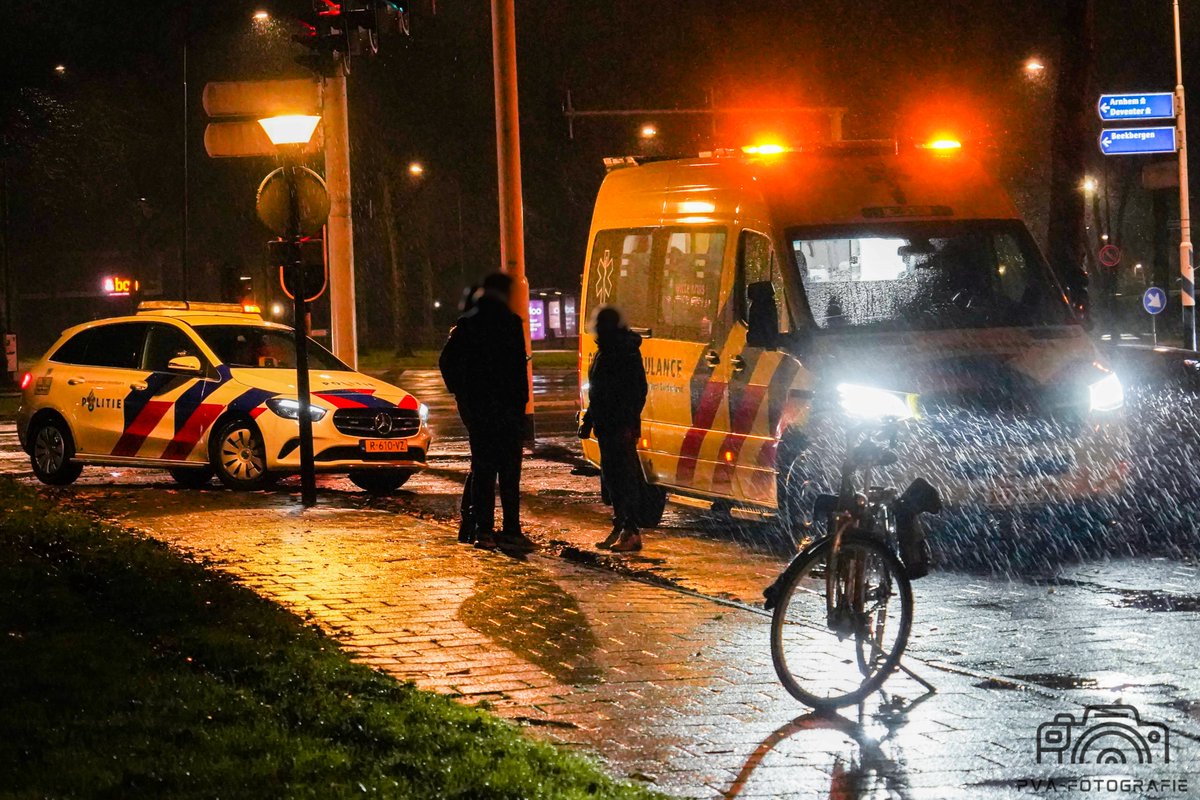 Fietser gewond na val in Apeldoorn