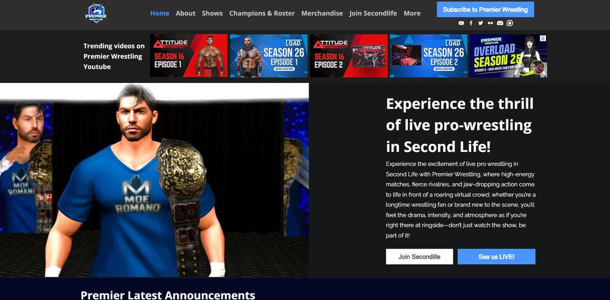 I may be biased but I think I look good on that main-spot of the
<a href="/PWrestling2019/">Premier Wrestling</a>
website. You should check me out and everything else Premier Wrestling has to offer!  premier-wrestling.com
