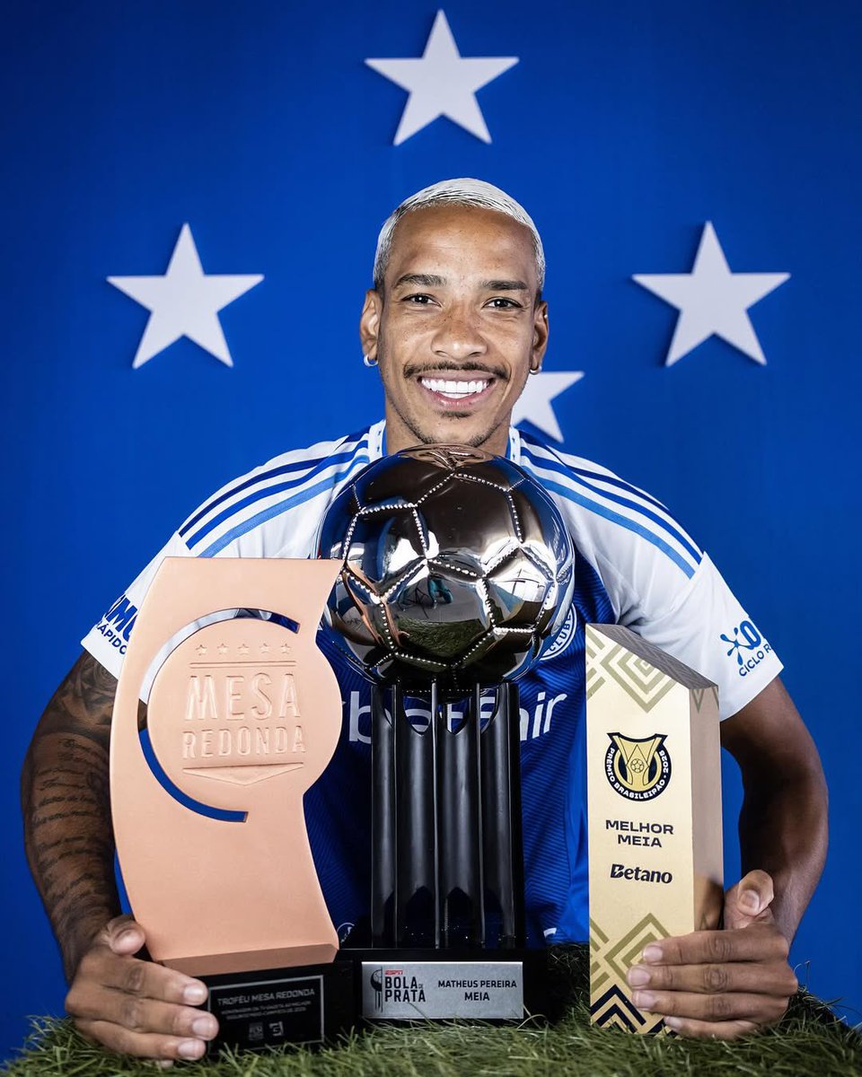 MatheusPereira's tweet photo. Muito grato pelas premiações individuais no fim do Brasileirão! É um orgulho imenso ser premiado disputando com tanto jogador de qualidade e ainda mais representando meu clube.
Resultado de muito trabalho de todo mundo envolvido. https://t.co/JPuzUYKbpd