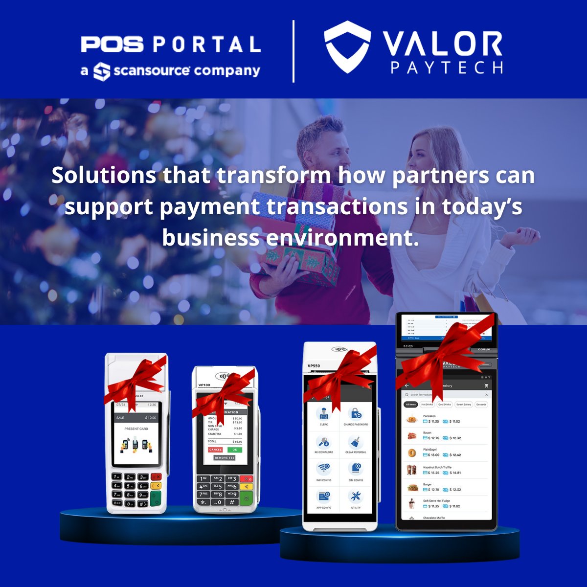 Faster. Smarter. More secure payments—when it matters most. From countertop terminals to Android POS and mobile devices, <a href="/ValorPayTech/">Valor PayTech</a> powers in-person, mobile, and e-commerce transactions anywhere. buy.posportal.com/terminals/valo…