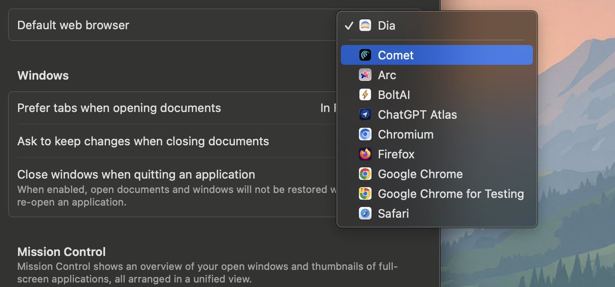 Just tried the Comet browser again, and it's actually good. First time "AI web browser" lives up to the hype.

Time to switch.