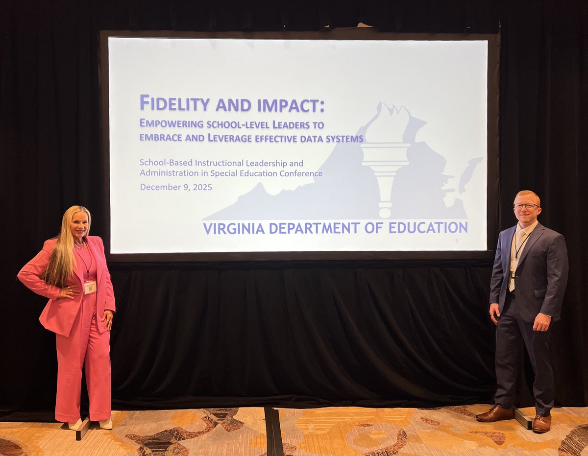 It was great to share the stage with <a href="/AprilKE18/">Dr. Kiser-Edwards</a> at the School Based Instructional Leadership and Administration in Special Education Conference. Grateful for the chance to represent OSI and contribute to strong conversations on 
supporting effective data systems in schools.