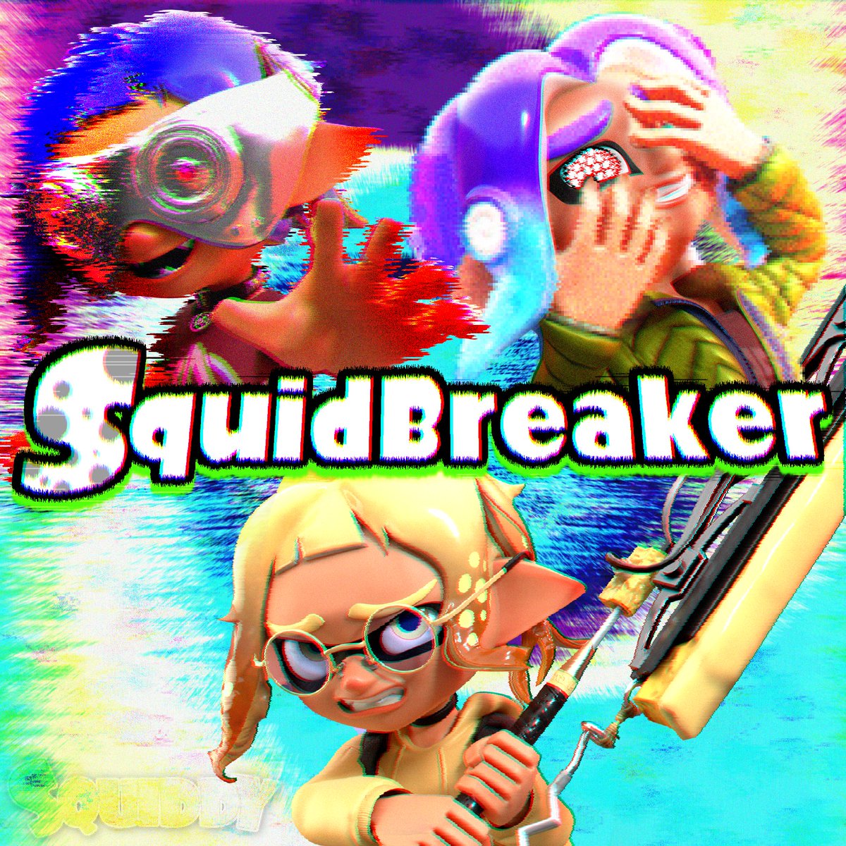 SquiddyBoi64's tweet image. SquidBreaker
(Ft: Reese606 &amp;amp; @J_Dee0)
#Blender3D #Splatoon