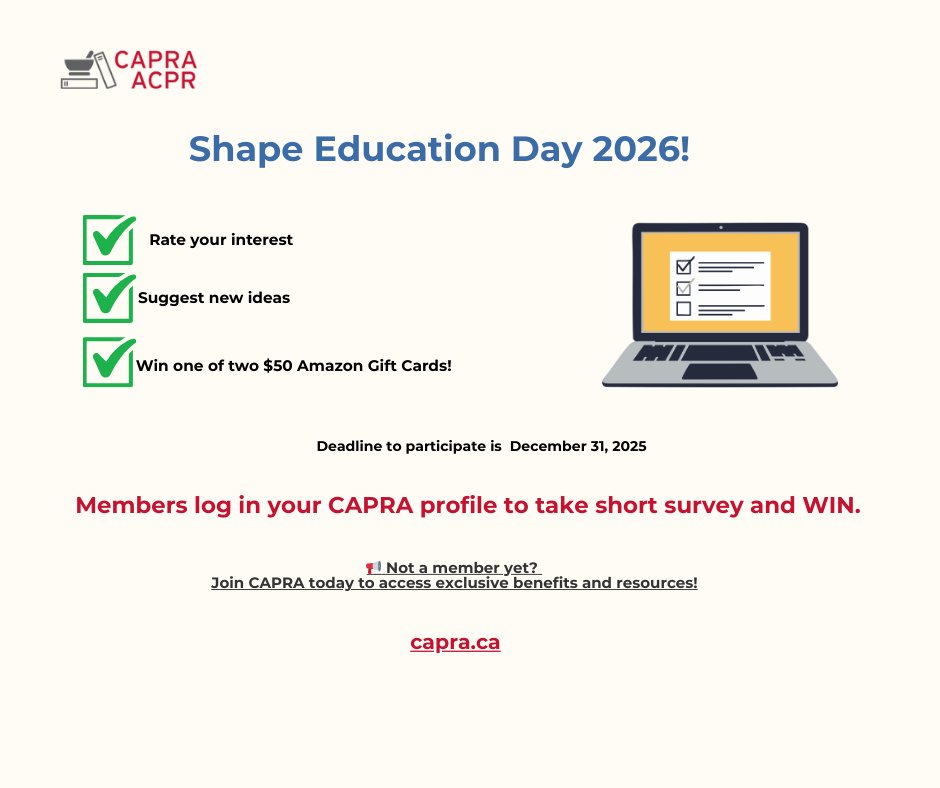 🌟 Your Voice, Your Education Day!
👉 Log in here: capra.ca/signin/?goto=m…  and visit the Members section to participate now.
#CAPRA #EducationDay2026