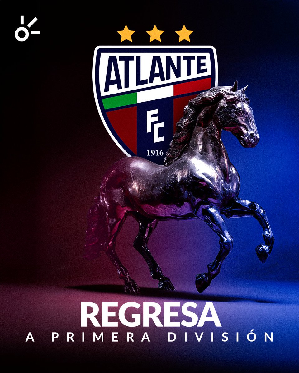 ¡LES GUSTE O NO LES GUSTE! ¡LES CUADRE O NO LES CUADRE!🔵🔴

El <a href="/Atlante/">Atlante FC 🐎⚽️</a> regresará a Primera División en 2026, así lo confirmó el Comisionado de la <a href="/FMF/">Federación Mexicana de Futbol</a>, Mikel Arriola tras la Asamblea de Dueños. 🔥

Afirmó que comenzaron las charlas entre Emilio Escalante, propietario del 'Potro