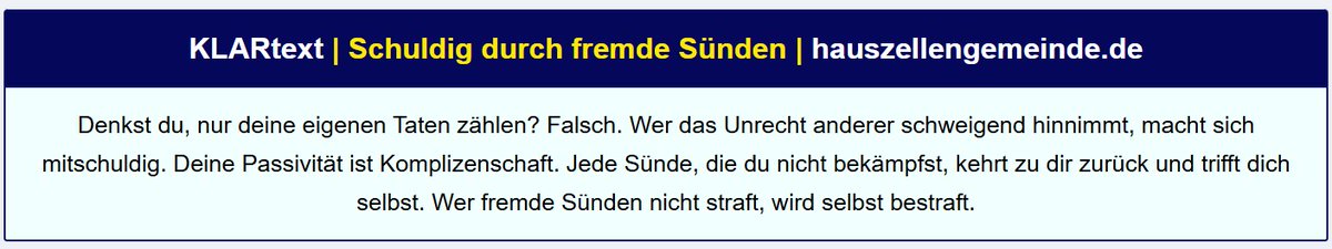 RolandOdenwald's tweet image. Schuldig durch fremde Sünden

#Schuld #schuldig #fremd #Sünden #sünde