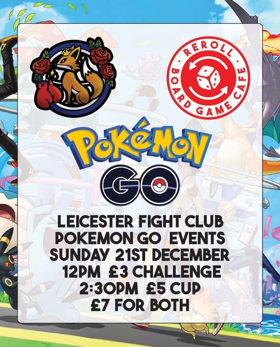 Reminder that I’ll be hosting the Leicester Fight Club Xmas Cup &amp; Challenge @ Reroll Board Game Cafe in Leicester on the 21st December!!! 

Come in your best Xmas sweaters and get those Championship points! 
See you there 🎅 

DM me for more info!