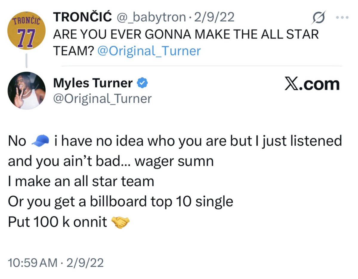 woodwardsports's tweet image. BabyTron is cashing in on his $100,000 bet with Bucks center Myles Turner 😭