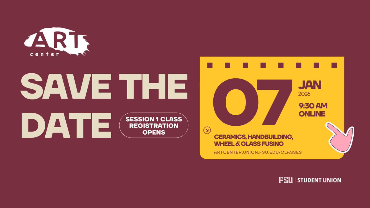 FSU Student Union Art Center tweet media