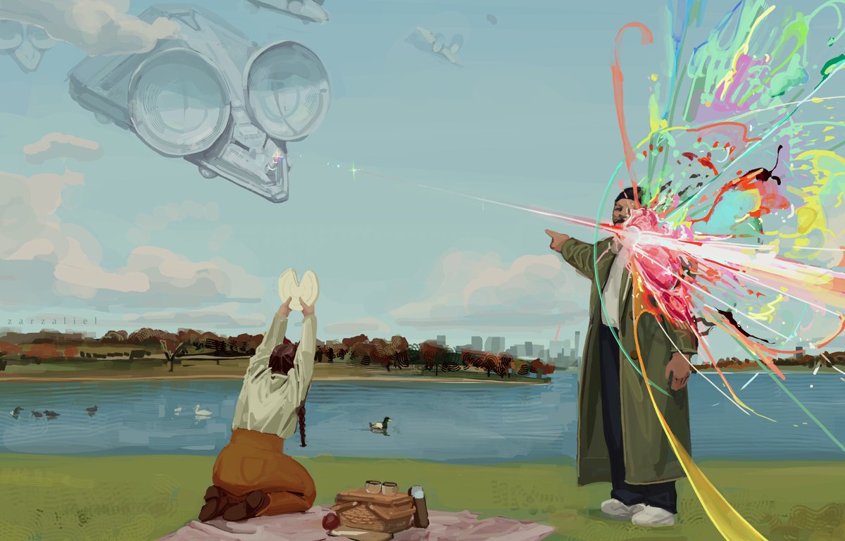 "Hey, look, they're coming to take our chee--"