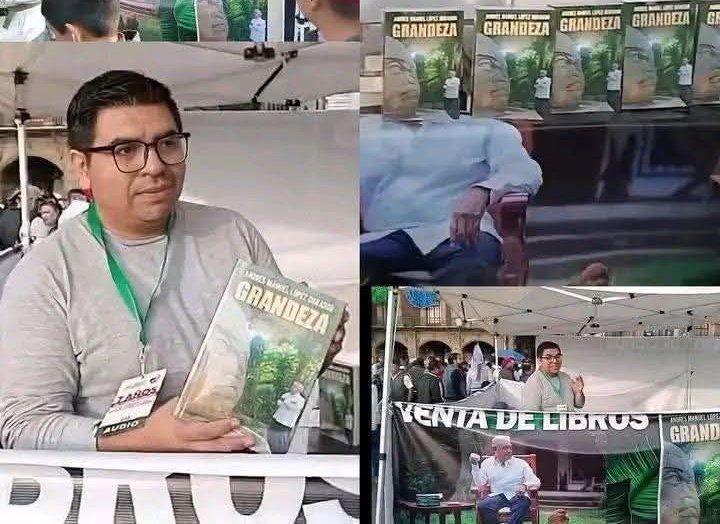 ramirousa2003's tweet photo. Upss!!! 
Un joven emprendedor pensó en hacer un negocio millonario con los #Chairos en el mitin de la secretaria de palacio Claudia y no fue así, vendió menos de 100 libros, cada uno en $450.00 pesos y a los chairos les pagaron $500.00 pesotes por asistir y hacer bulto. https://t.co/w6Qv4SDtRN