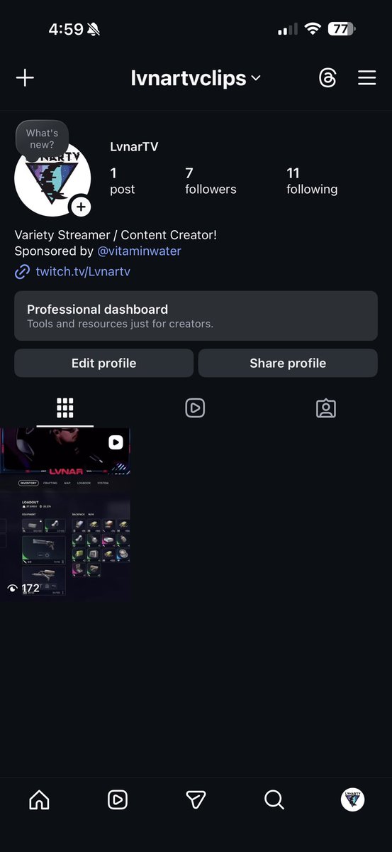 Finally decided to make a IG for my content if yall would like to drop a follow 😤@ lvnartvclips