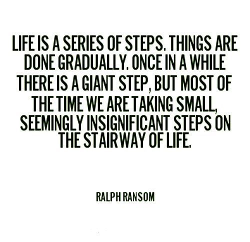 QuotesShare's tweet image. Life is a series of steps. Things are done gradually. Once in a while there is a giant step, but most of the time we are taking small, seemingly insignificant steps...

#SmallSteps #Progress #TrustTheProcess #Journey #PersonalGrowth #KeepGoing #Quotes #ShareInspireQuotes