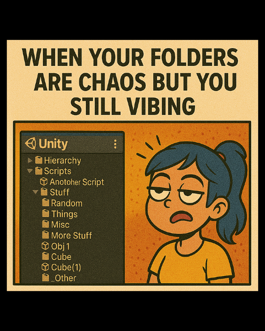 OnTheCouchStudi's tweet image. We make memes because we’ve lived it and it&apos;s funny. Checkout OnTheCouchStudio.com for great assets
#TechHumor #CodingMemes #DevLife #BlenderMemes #UnityDev #3DArtistHumor #SoloDevLife #AppDevHumor #DigitalCreatorLife #DeveloperHumor #OnTheCouchStudio