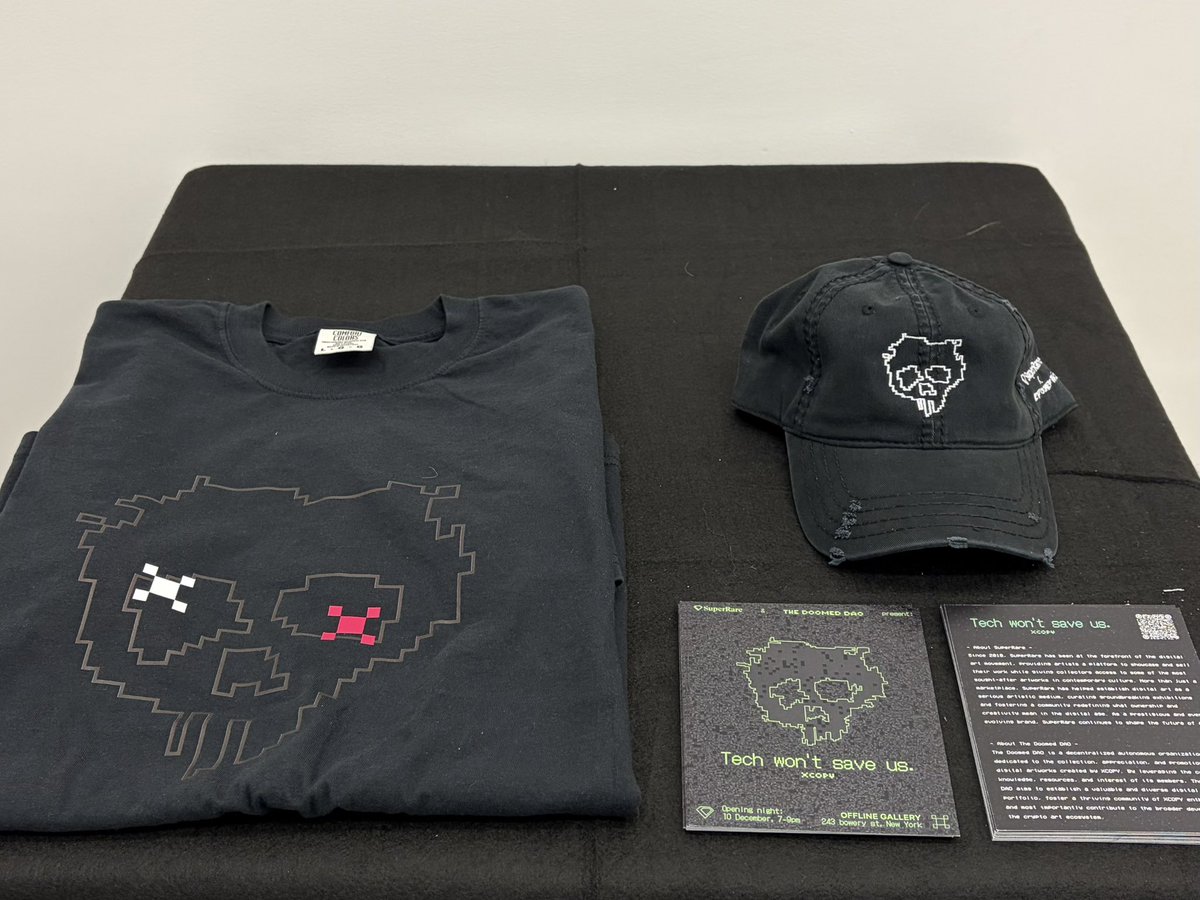 Tech won’t save us (the details)

Presented by <a href="/SuperRare/">SuperRare</a> x <a href="/thedoomedxyz/">The Doomed DAO</a> 

Tomorrow 7-9 PM in New York City 🫡