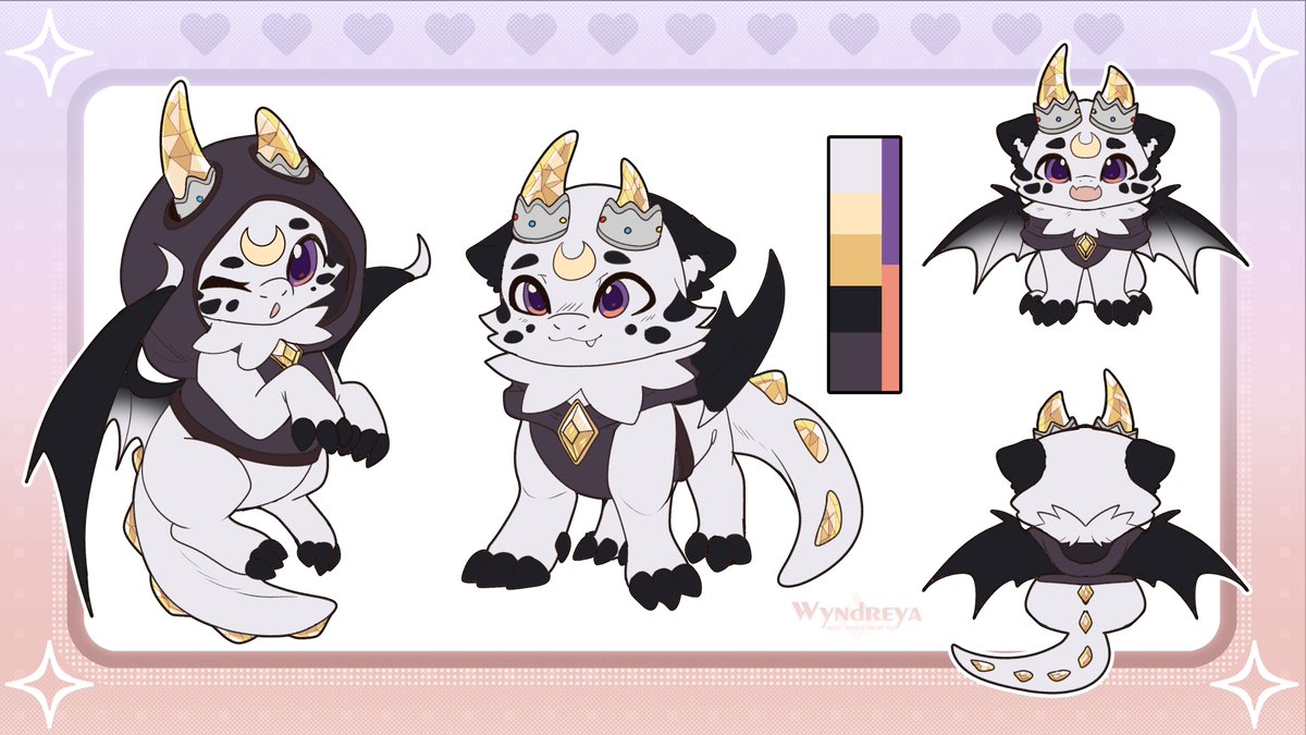 Ce soir lors de mon stream j'ai reveal le design de ma commu!🤍

Je suis tellement contente du résultat !🥹💠

Voici ducoup les draminis!☄️ (et ils vont envahir le monde croyez moi.)

Art🎨: <a href="/Wyndreya/">Wyndreya ❄️🤍 — VTuber</a>