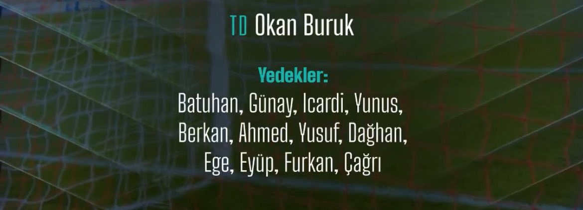 Orta saha diyorsun, “12 kişi mi oynayacağız” diyor,
Teknik ekibini güçlendir diyorsun, “Biz hiç sakat vermiyoruz” diyor.

Anlat hocam anlat, dinliyoruz..