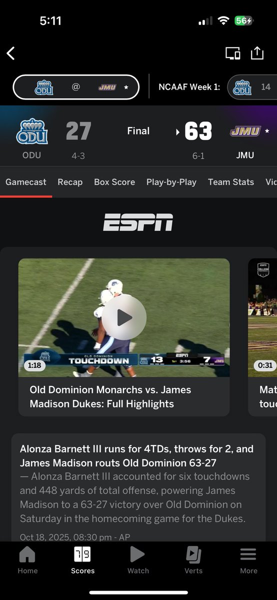 TarczynskiChris's tweet photo. @VDD757 @Action_Speed_Tr @Michael_2Clutch No wonder you’re so miserable as an ODU fan https://t.co/P28M4pxAsr