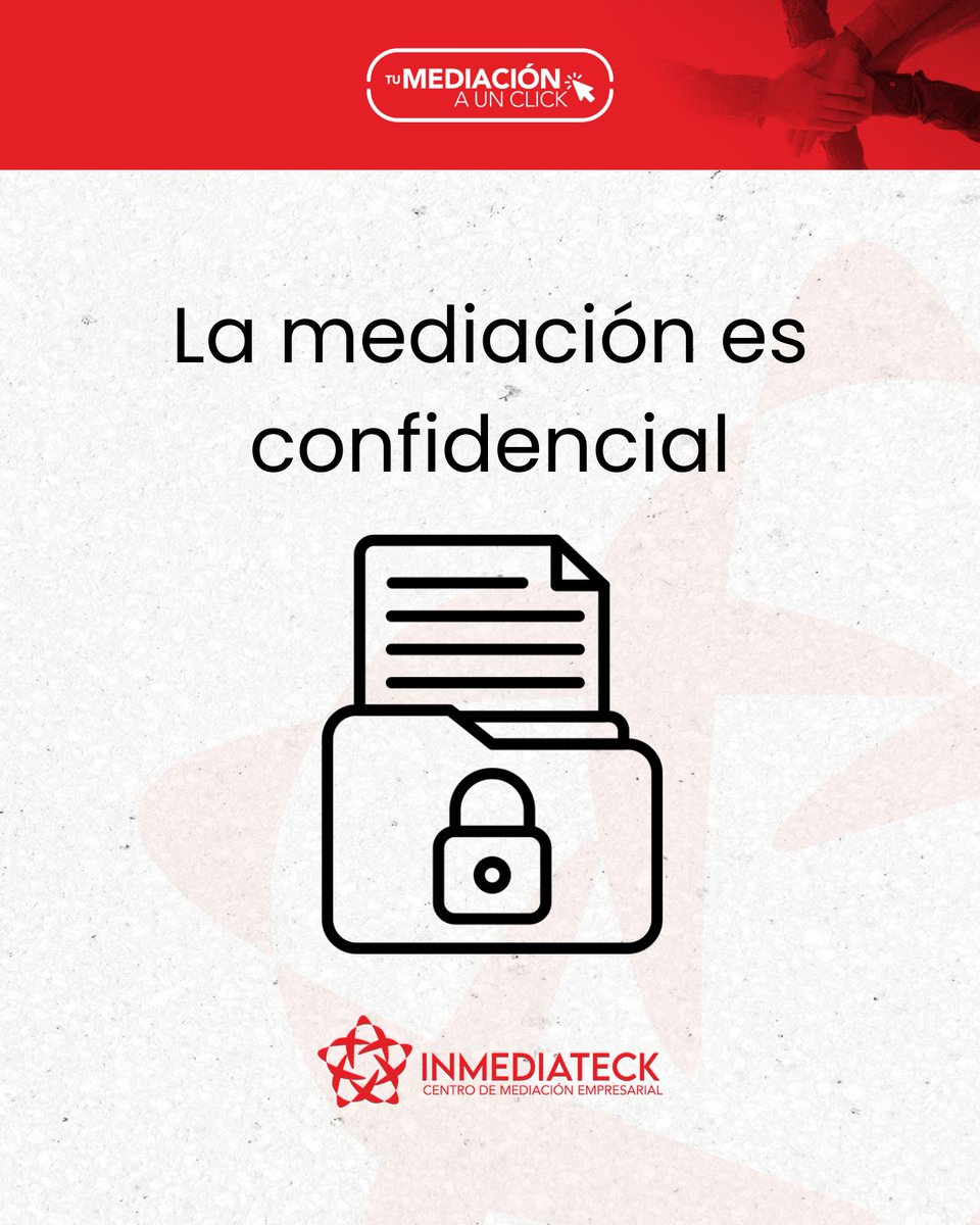 La mediación garantiza confidencialidad, lo que permite que las partes puedan dialogar con libertad para llegar a un acuerdo. Esta característica genera confianza y apertura durante el proceso

Solicita más información

#Mediación #Confidencialidad #ConfianzaProfesional
