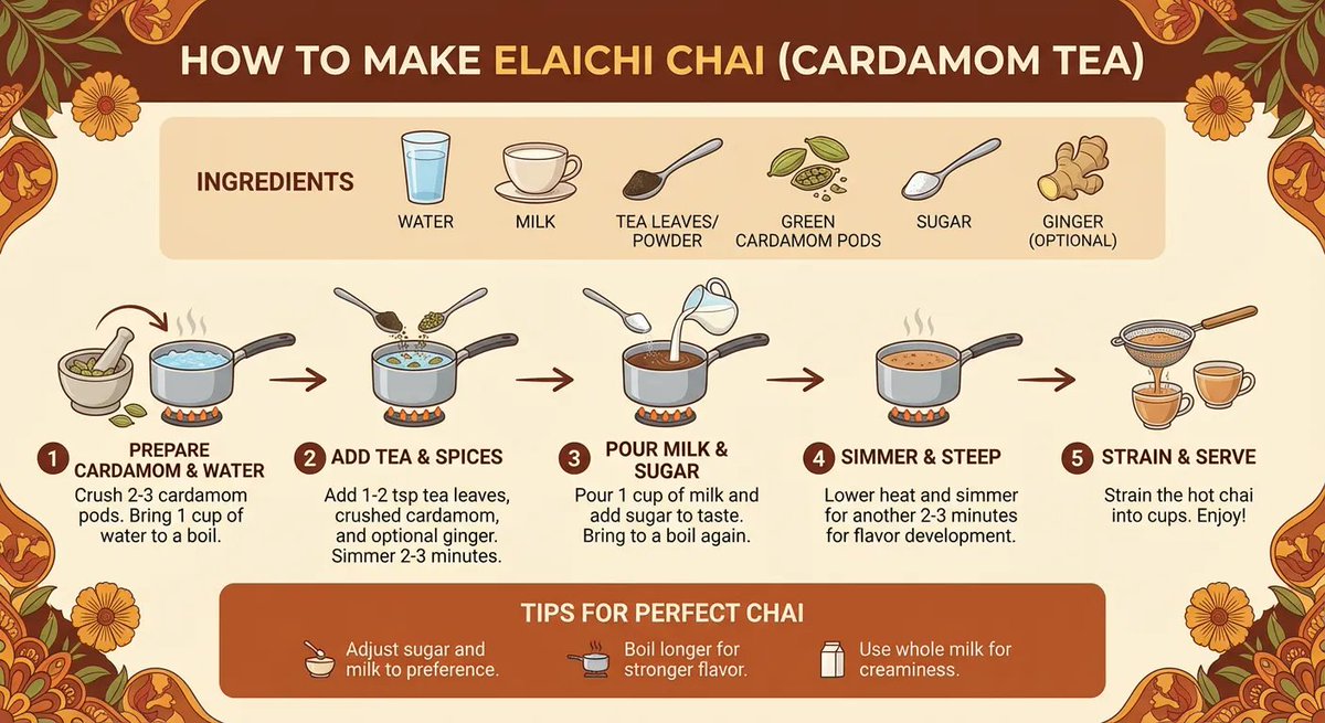 Angaisb_'s tweet image. Hazelnut vs Nano Banana Pro

&quot;Create an infographic that shows how to make elaichi chai&quot;