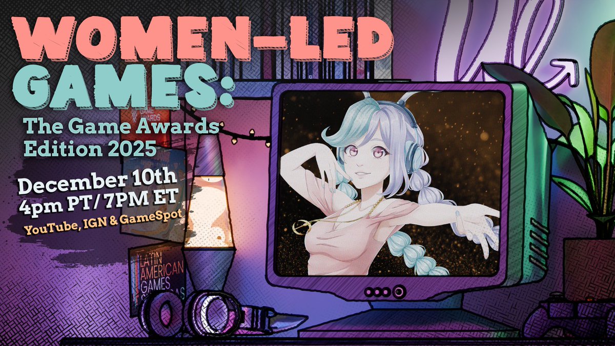 I'm very happy to announce that I'll be an official co-streamer for the Women-Led Games Showcase #TheGameAwards Edition by <a href="/womenledgames/">Women-Led Games</a> on December 10th at 4PM PT! 

Prepare some snacks and come join us tomorrow on my channel to watch it live : twitch.tv/alice_tsg