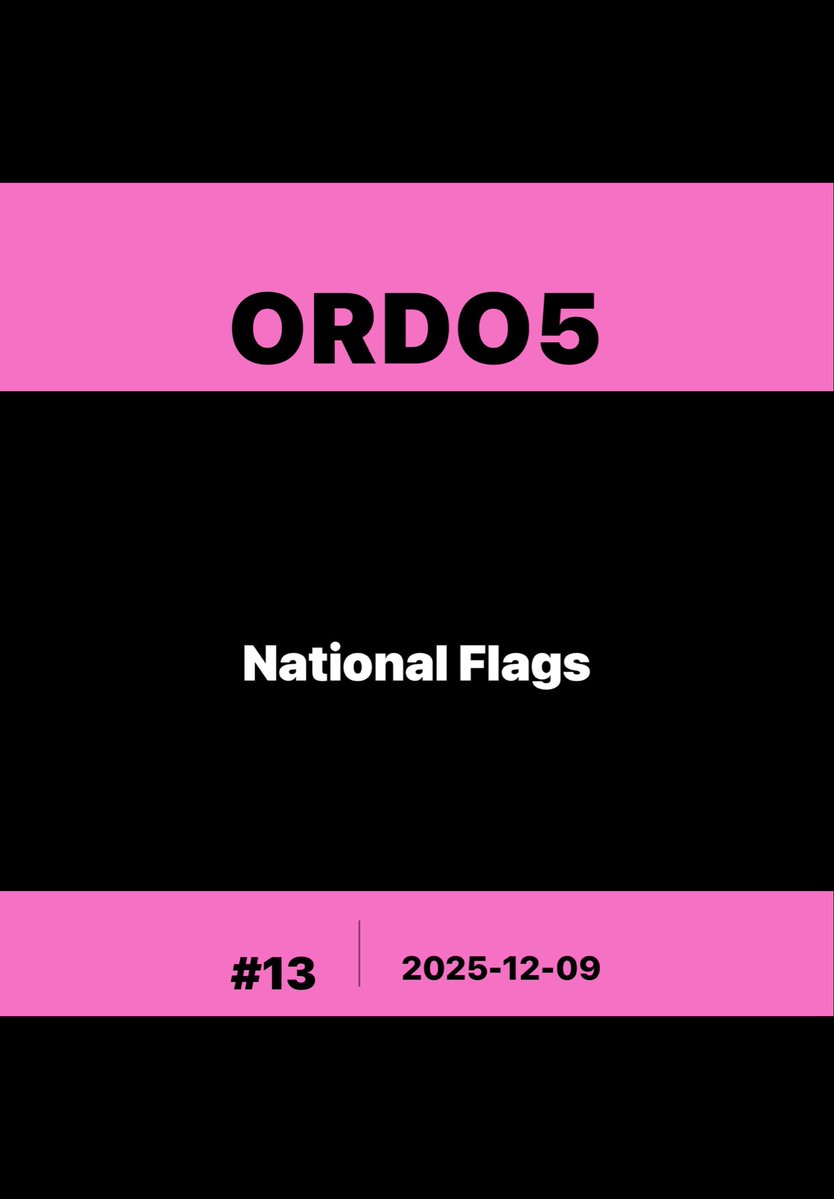 ORDOFive's tweet image. There’s no daily puzzle game quite like ORDO5 🧠
Today’s theme = National Flags 🌍
ordo5.com
#ORDO5 #Flags #Geography #Trivia #Challenge #TuesdayVibes