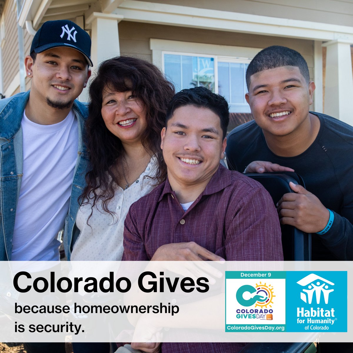 Today is Colorado Gives Day!
Your gift helps expand access to affordable homeownership and gives more people the security to build their lives on their own terms.
Join the movement at coloradogives.org/donate/Habitat…