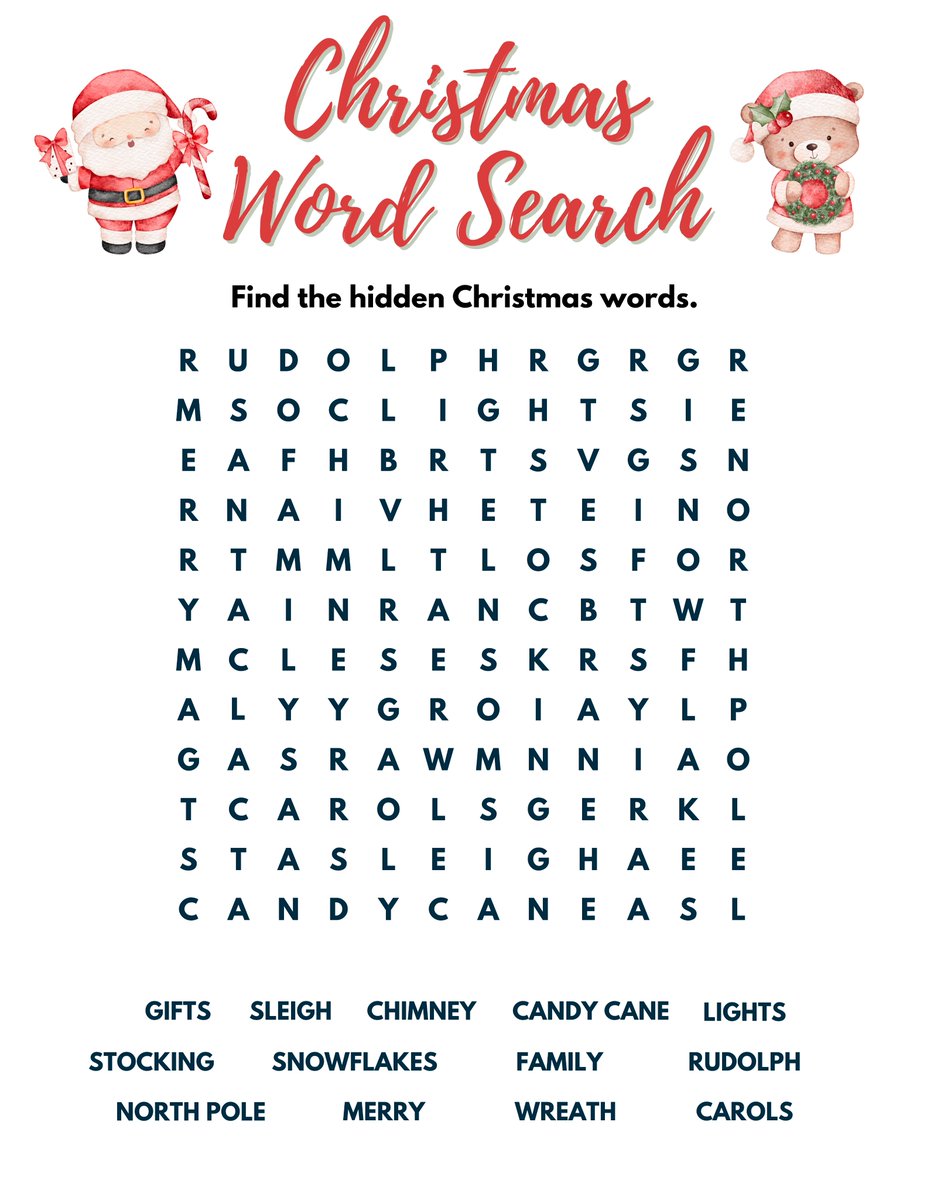 DigidsgnrKierra's tweet photo. Free Christmas Word Search Bundle (2 Printable Puzzles + Answer Keys) on @Gumroad https://t.co/kPI2kixXjX https://t.co/Q0GD8rlop1