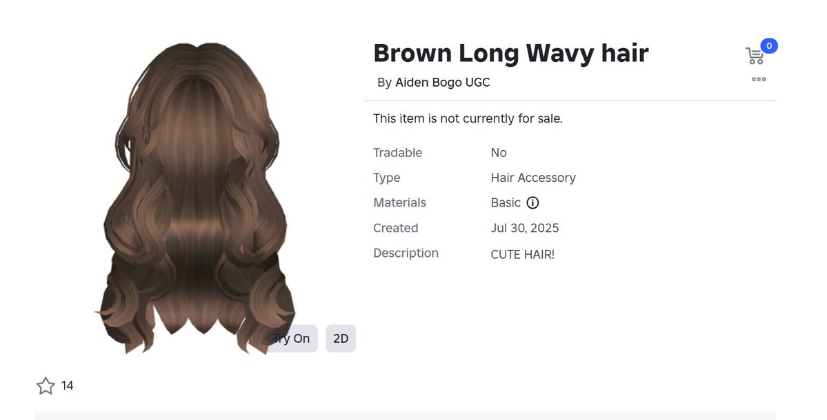 AidenBogoYT's tweet image. 😁FREE UGC HAIR DROPPING IN STRAWBERRY INC TOMMOROW!

👉Game Link: roblox.com/games/79658494…

❤️100 Likes ill make 250 STOCK

#ROBLOX #robloxugc