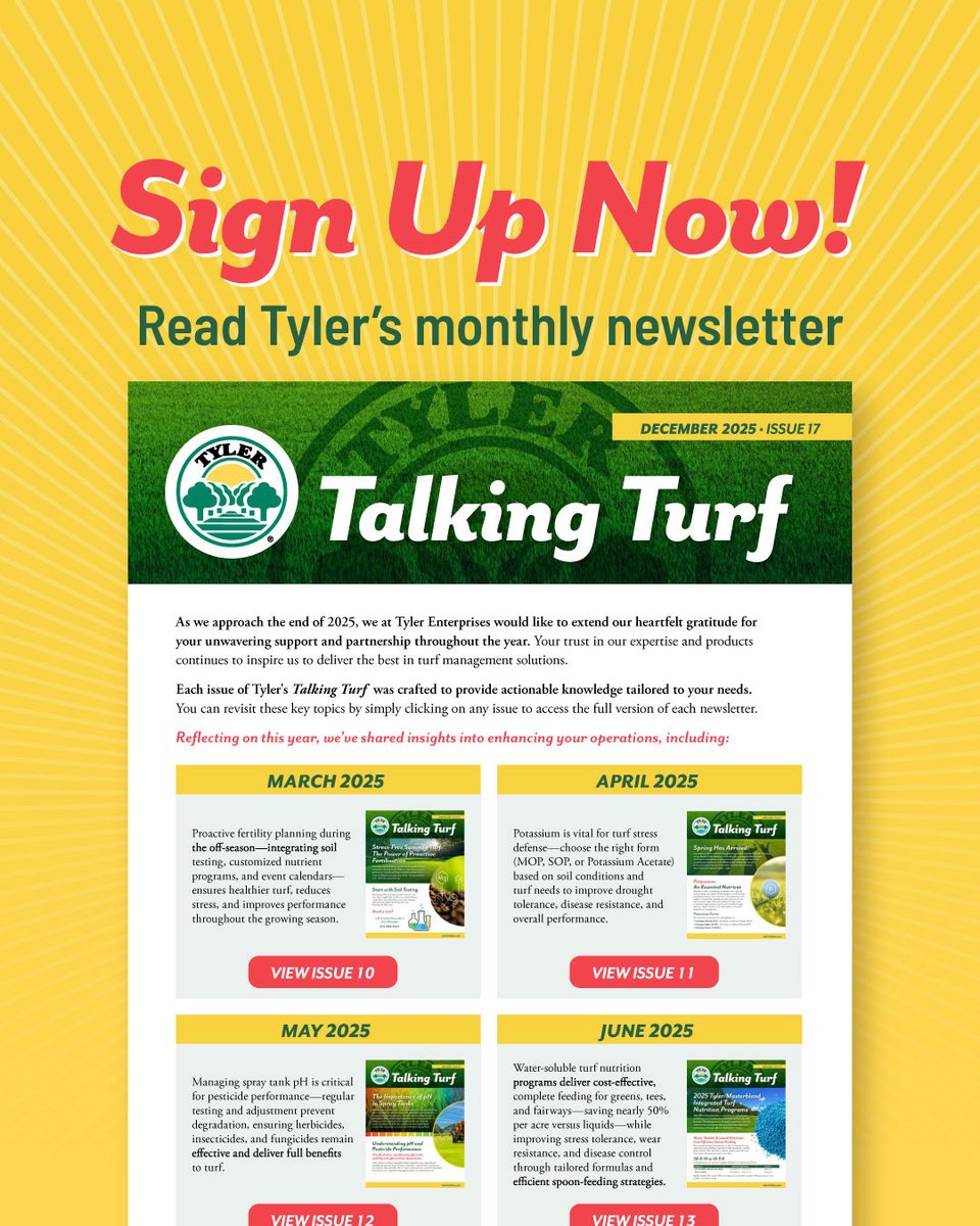 Tyler Turf Fertilizer tweet media