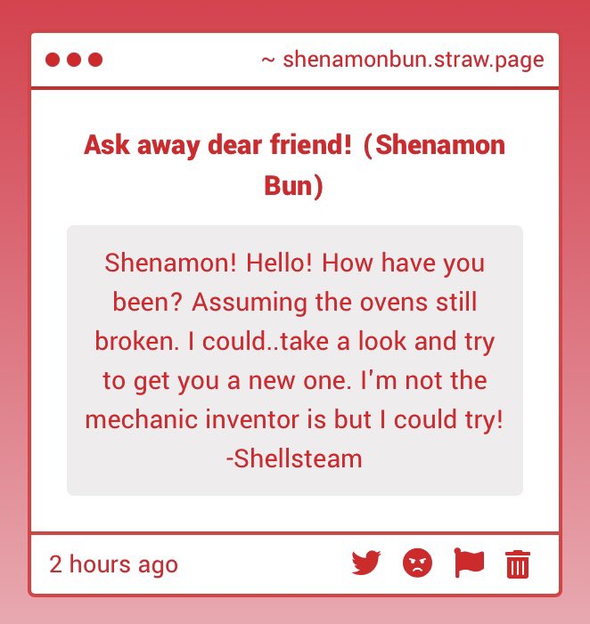 ShenamonBun's tweet image. . . .

You’d get… a new one…??? For me???

Shenamon Bun🍪