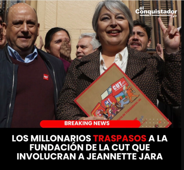 Iherreraa's tweet photo. Los millonarios traspasos de plata de Jara a la Cut y a la cuenta personal del zángano Eric Campos. https://t.co/nXeieNqPhH