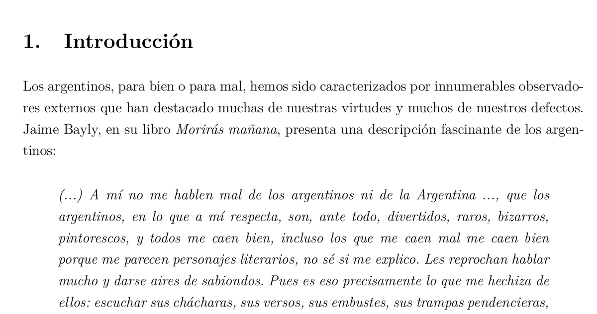 El documento final del Consejo de Mayo que presenta las reformas estructurales de este Gobierno arranca con una cita de Jaime Bayly para definir cómo somos los argentinos.