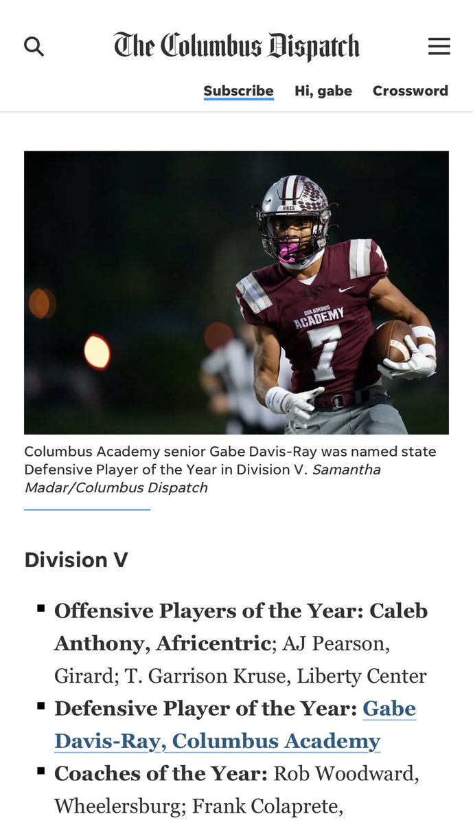 Gabe Davis-Ray tweet media