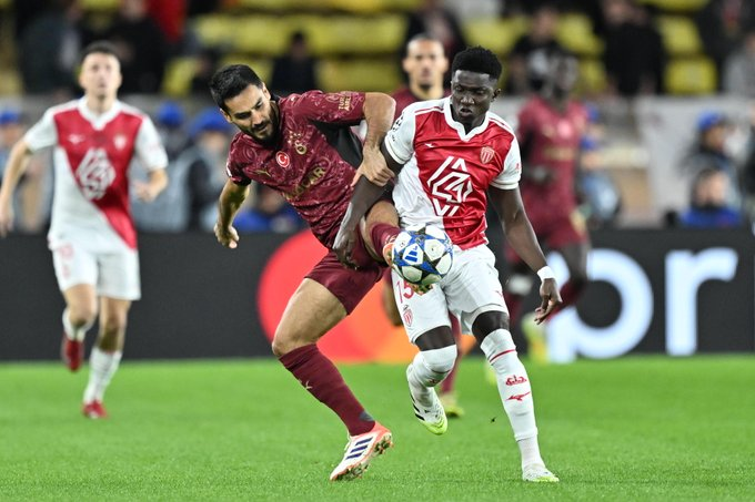 reynaresmi's tweet photo. ❌50' Denis Zakaria (P)
⚽️68' Folarin Balogun

🏆UEFA Şampiyonlar Ligi'nin 6. haftasında Galatasaray, Monaco'ya deplasmanda 1-0 mağlup oldu.

📊PUAN DURUMU
🔸(9) Galatasaray
🔸(9) Monaco https://t.co/hi1561LUNg