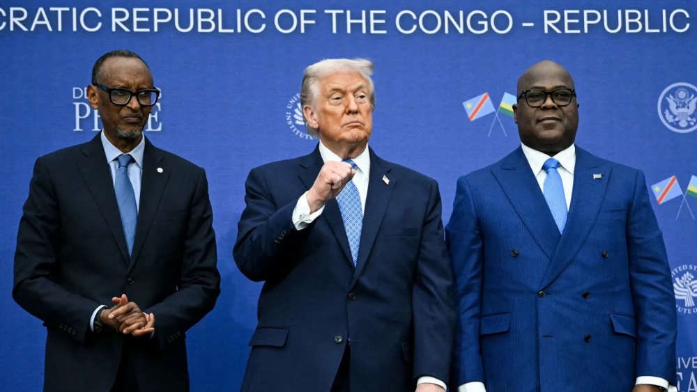 The “Washington Accords” was signed in DC between the U.S., Rwanda, and the DRC — invited by <a href="/realDonaldTrump/">Donald J. Trump</a> and witnessed by the leaders of Kenya, Burundi, and Angola, promising peace. Yet on that same day, Rwanda and M23 continued attacking Congolese territory — and they still