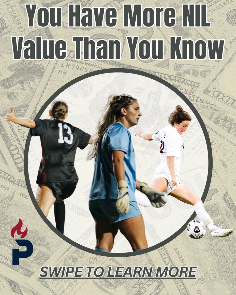 ProvenSports's tweet photo. Your name. Your image. Your story. Your value. NIL lets you capitalize on all of it, only if you choose to go get it.
#NIL #CollegeSoccer #YouHaveVALUE @ImYouthSoccer @TheSoccerWire @NCAASoccer @chris_awk @ECNLgirls @imwomenssoccer @PrepSoccer @ImCollegeSoccer https://t.co/CEPDTeTpi6