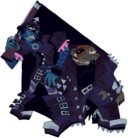 a couple of party member drawings
#lookoutsidegame