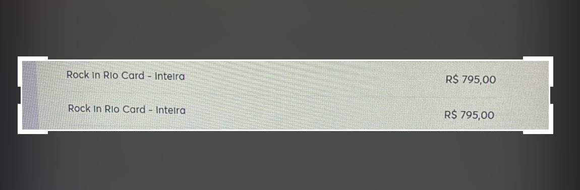 Poorcreature_'s tweet image. TENHO UM CARD DO ROCK IN RIO SOBRANDO (INTEIRO)

Comprei uma meia e duas inteiras, porém agora não irei mais usar uma das inteiras então estou vendendo ela.