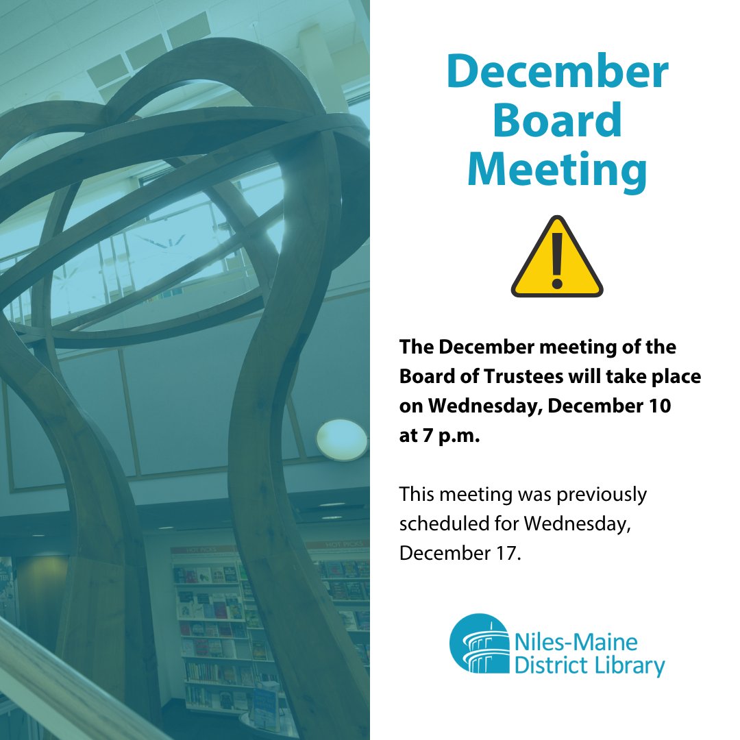 Niles-Maine District Library tweet media