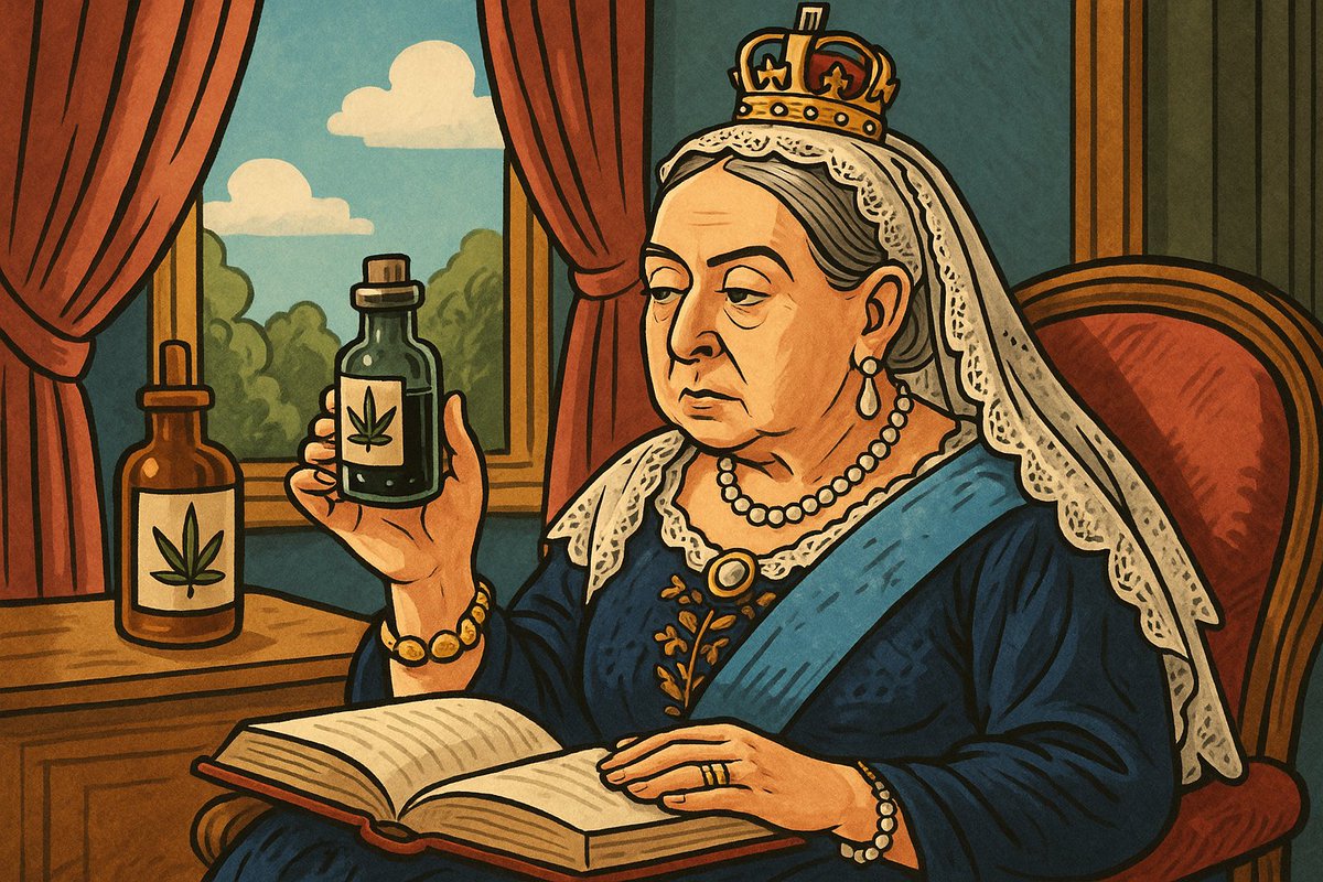 👑🌿 La Reine Victoria a-t-elle “pris du cannabis” ?
 La rumeur revient souvent et mérite une réponse… à la hauteur des archives.

📚 Le mythe: “Victoria soulagée au cannabis”
On lit régulièrement que la Reine Victoria aurait reçu une teinture de Cannabis indica pour des