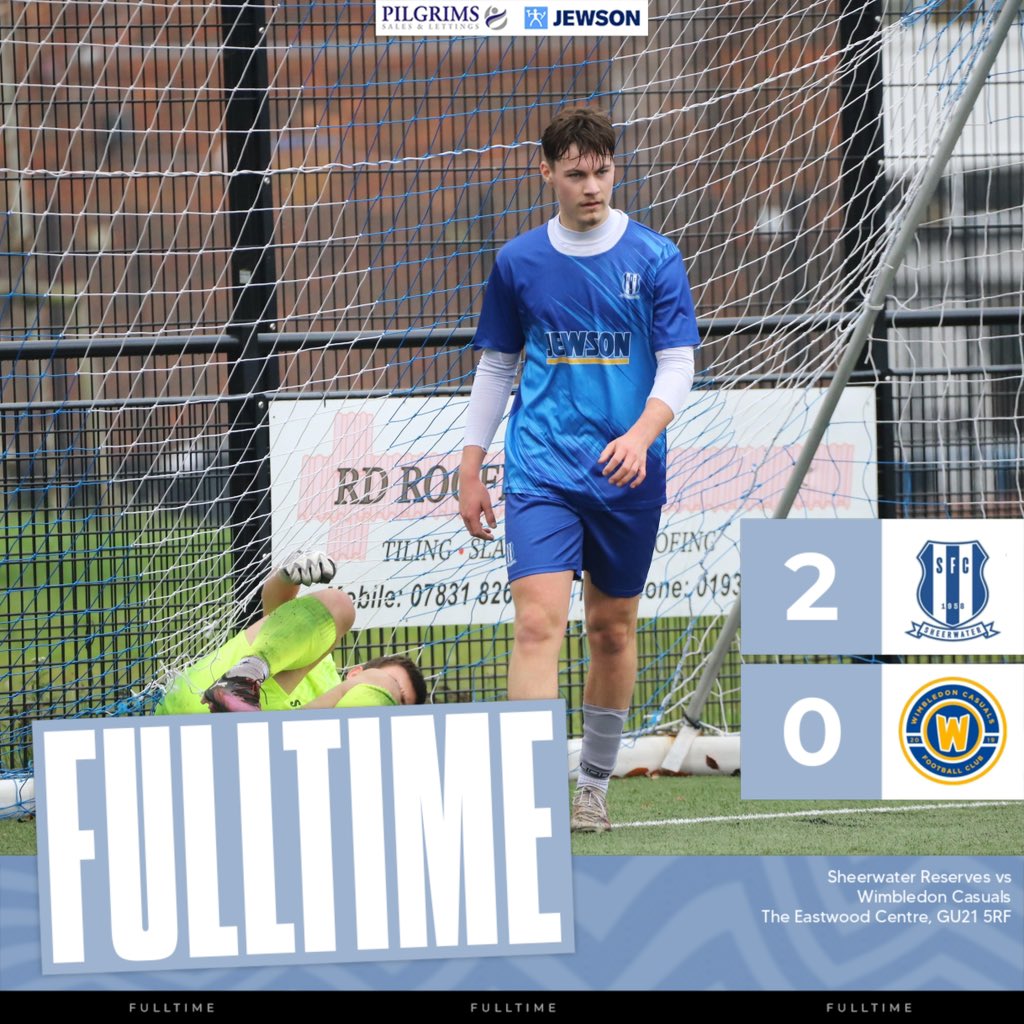 Solid win for the reserves puts them into the quarter finals of the Surrey Premier County Cup!

Up The Sheers! 💙