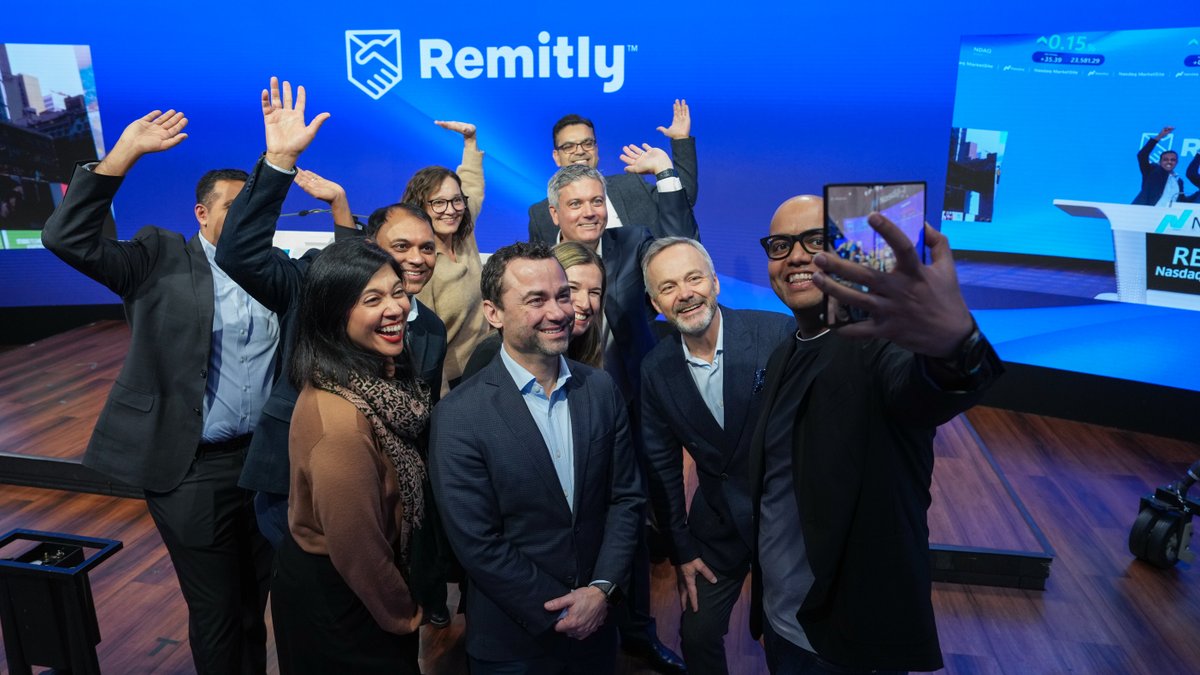 NasdaqExchange's tweet image. 🌟 @remitly transforms lives by leveraging digital channels to provide trusted financial services that transcend borders.
🎊 Proud to be your exchange partner, $RELY! #NasdaqListed